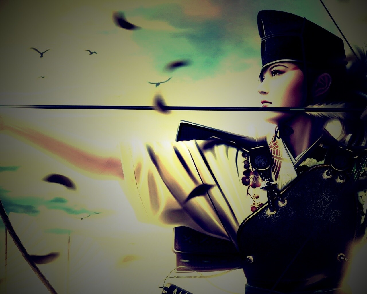 Лучница обои