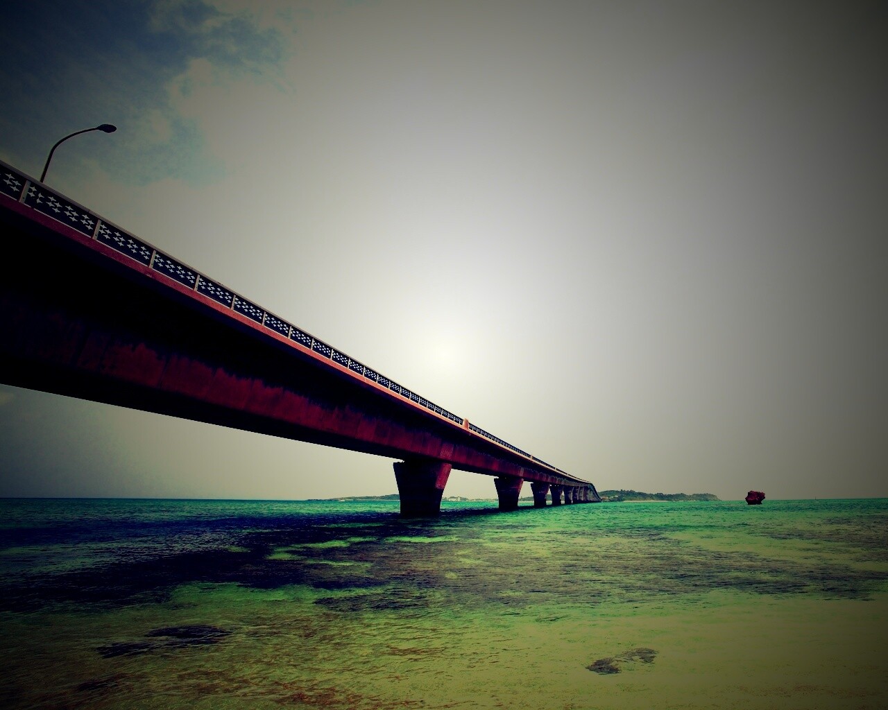 Мост до острова обои