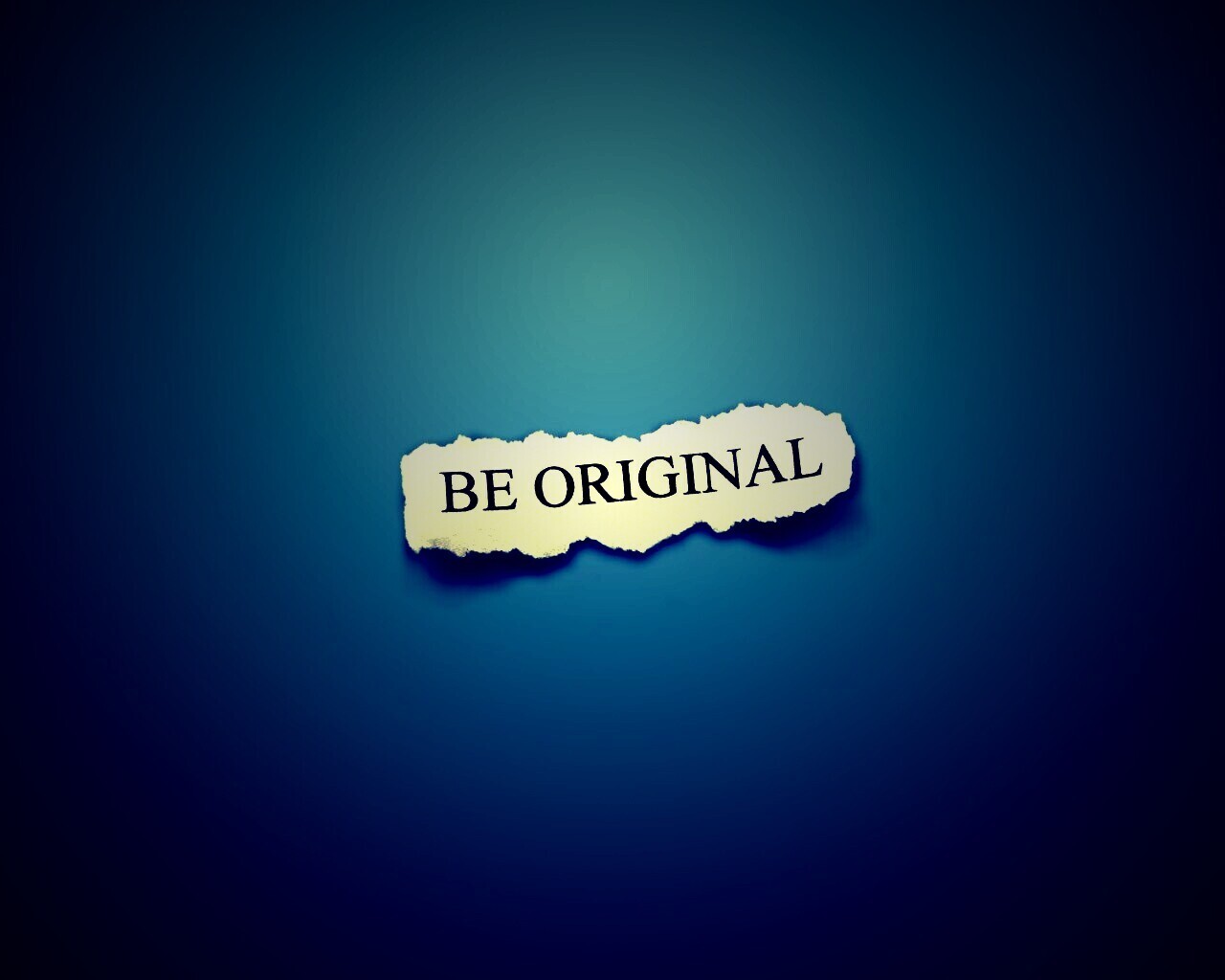 Будь оригинален обои