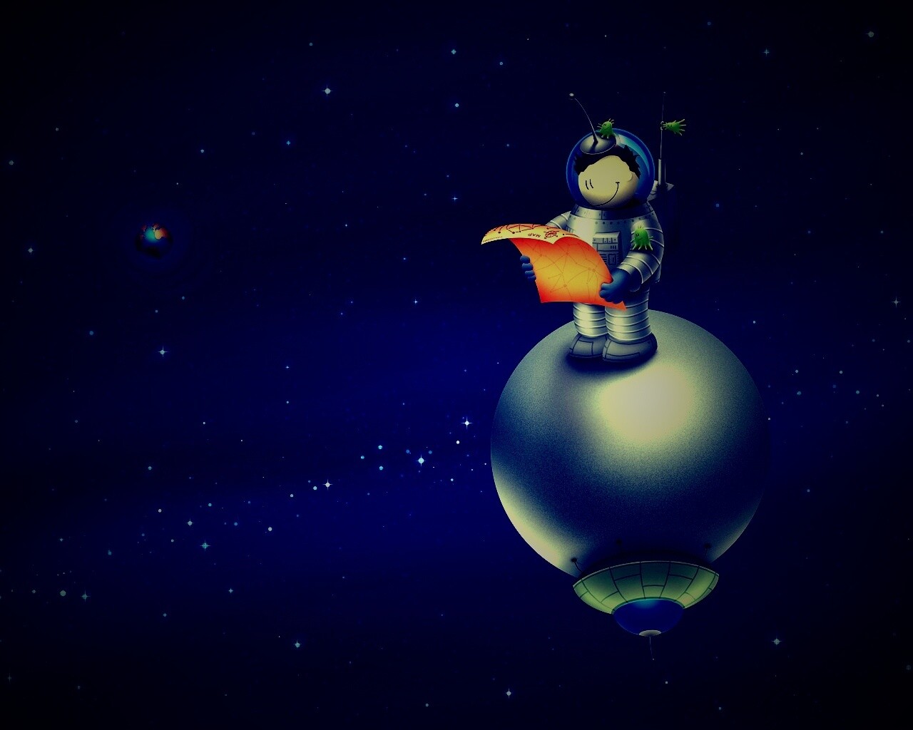 На маленькой планете обои