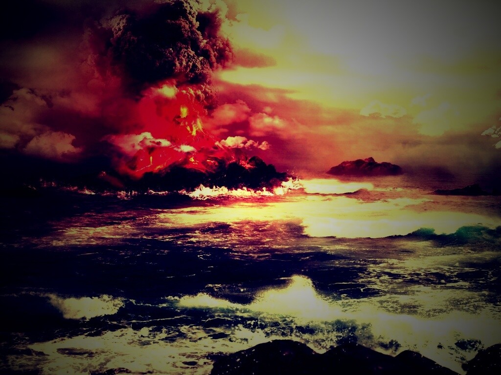 Вулкан обои