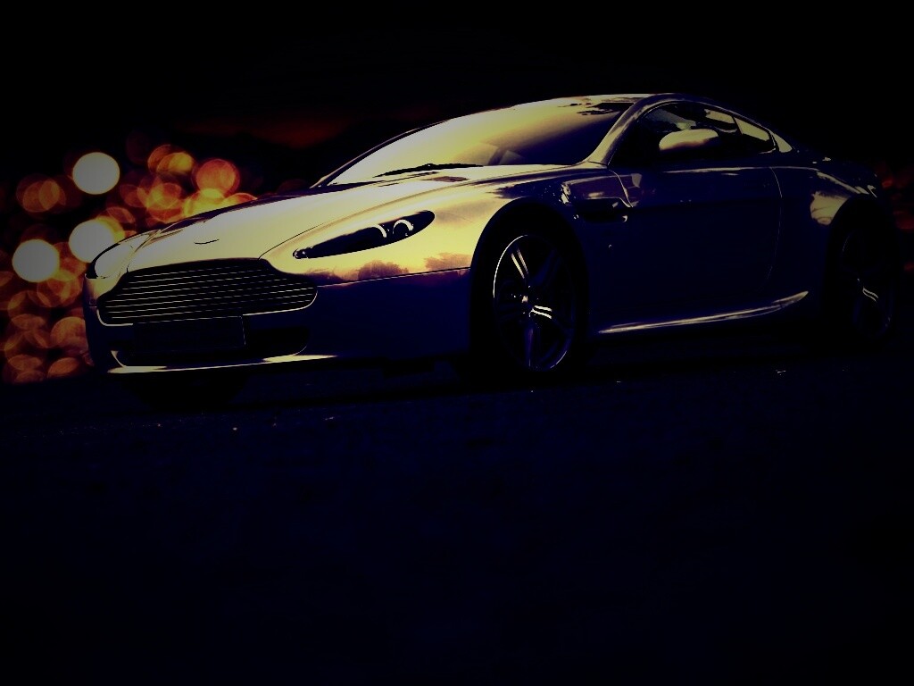 Серебряная машина обои