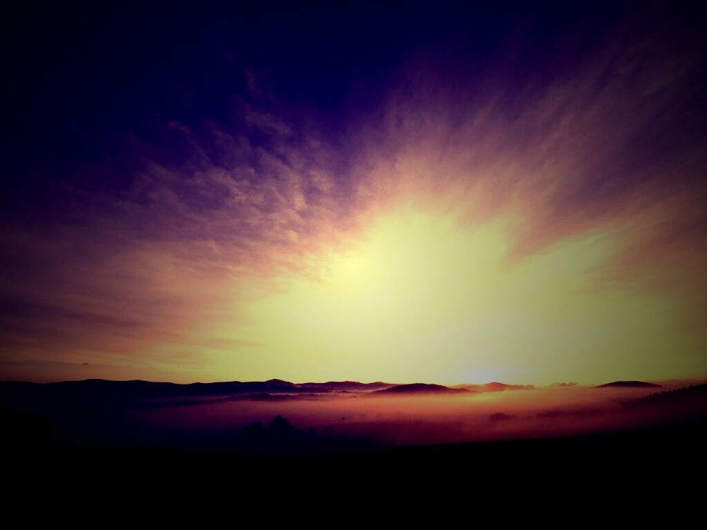 Утренний туман обои