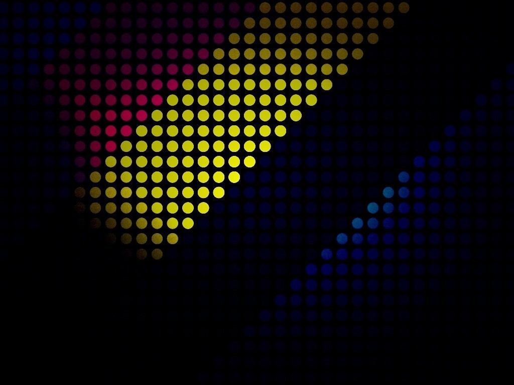 Полосы из цветных кругов обои