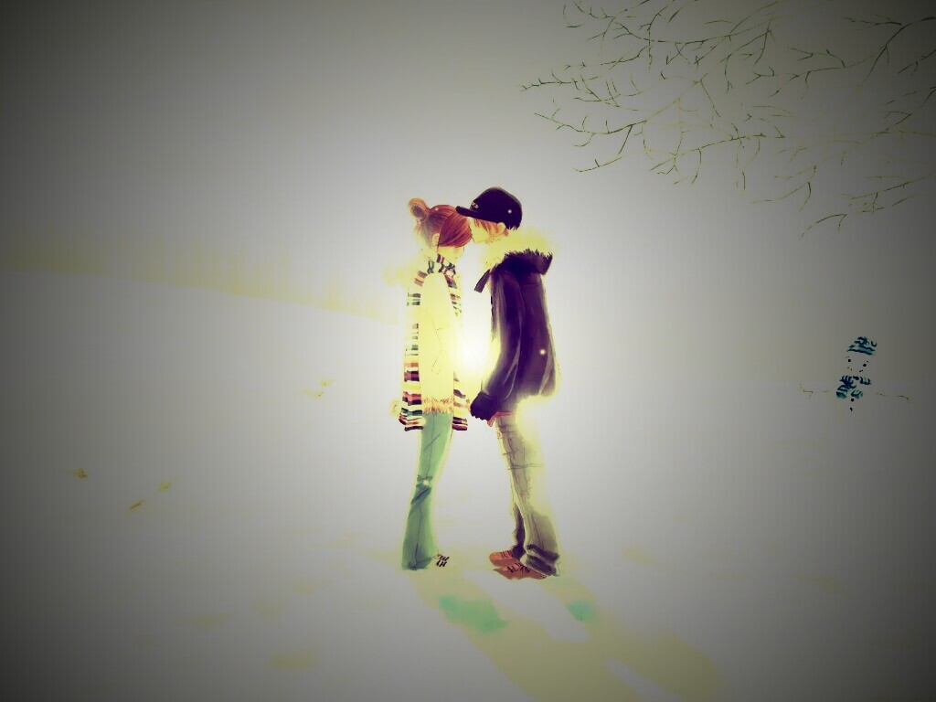 Влюбленная пара обои