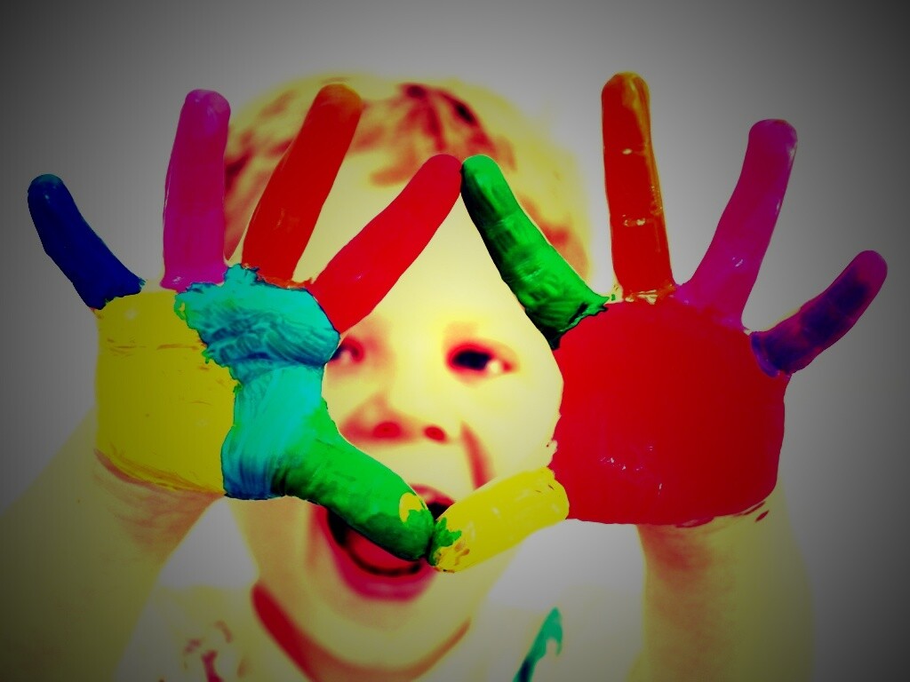 Раскрашенные руки обои