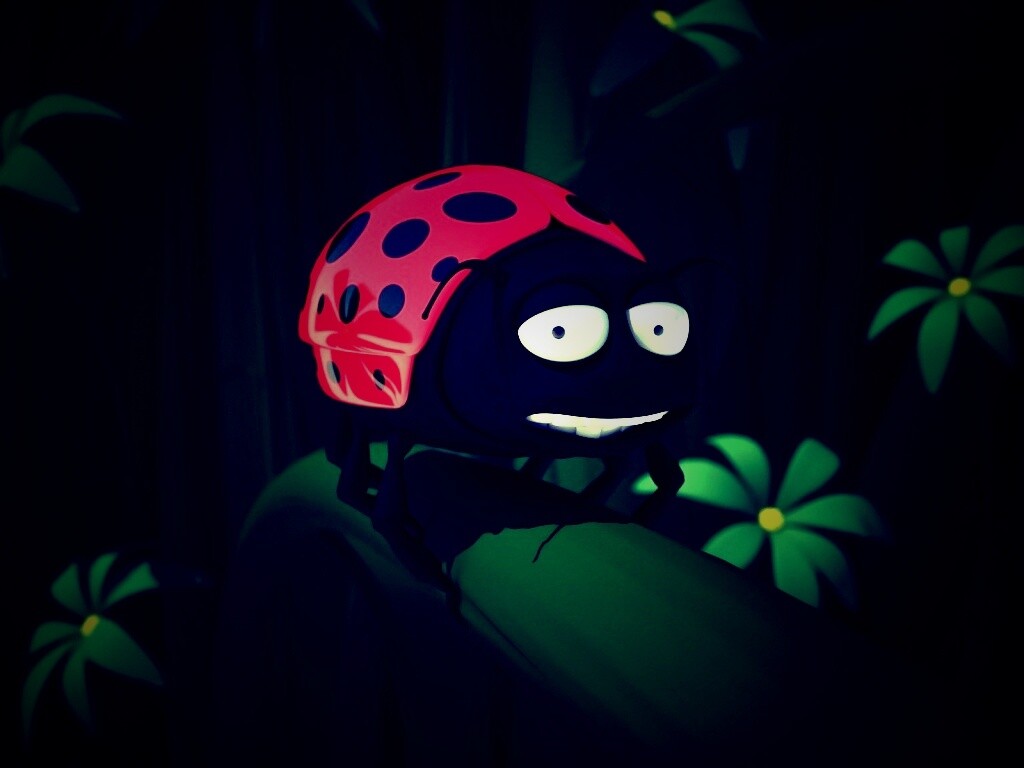 Глазастая божья коровка обои