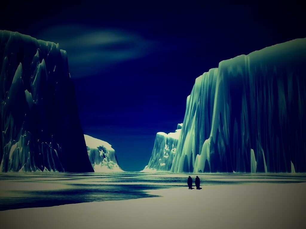 Ледяные горы обои