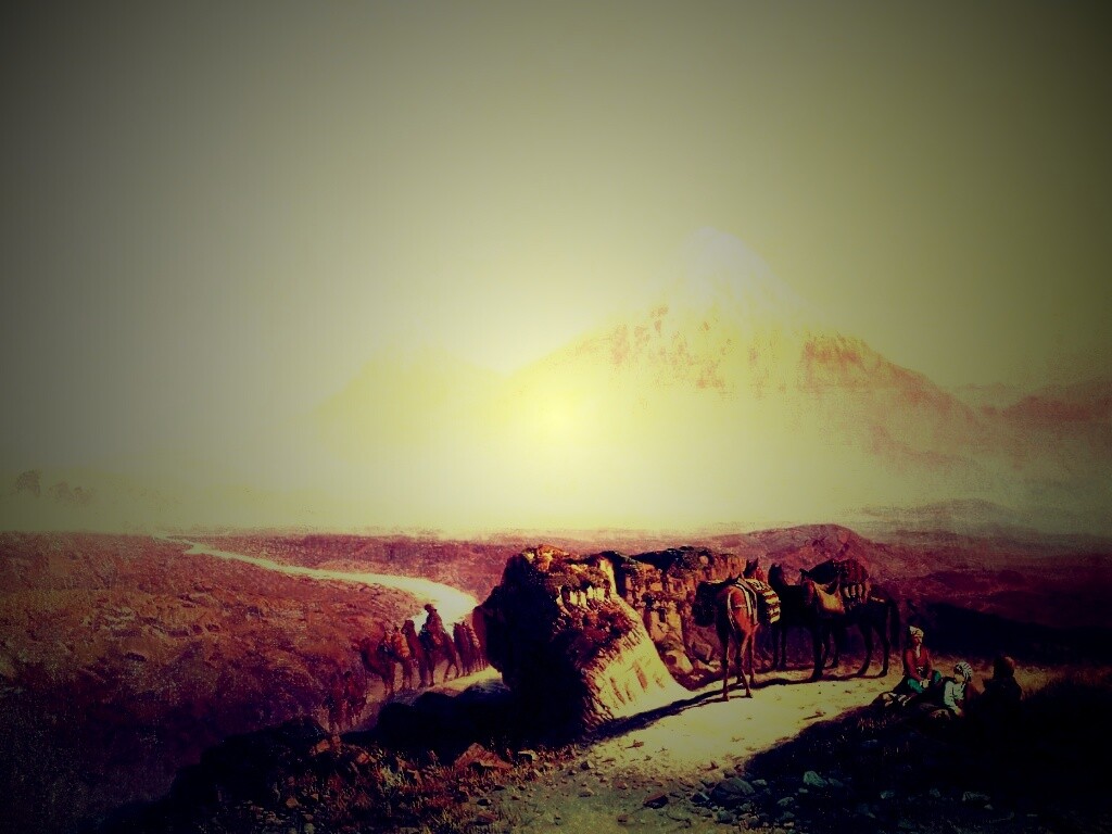 Картина "Вид на Арарат" обои