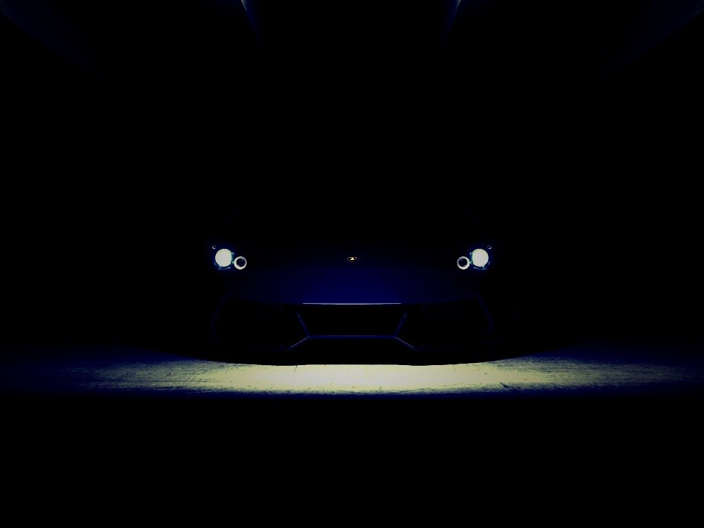 Ламборджини во тьме обои