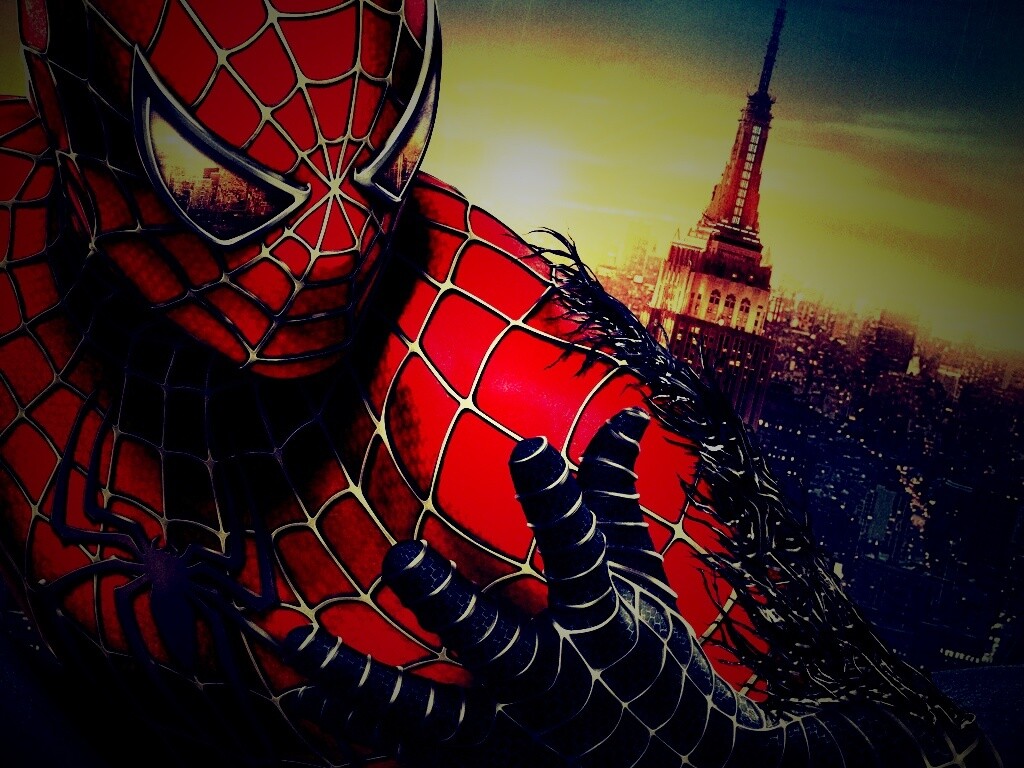 Черный человек-паук обои