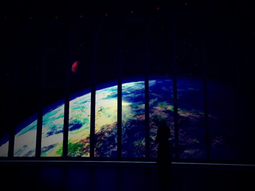 Вид на планету обои