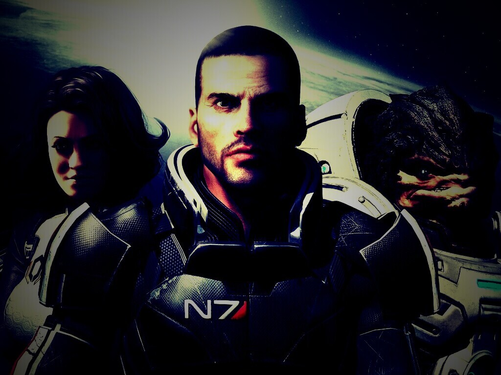 Mass Effect N7 обои