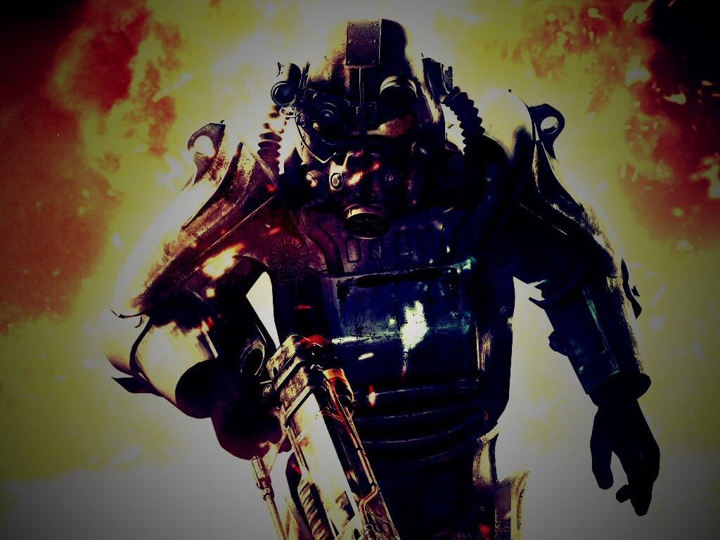 Солдат Братства Стали обои