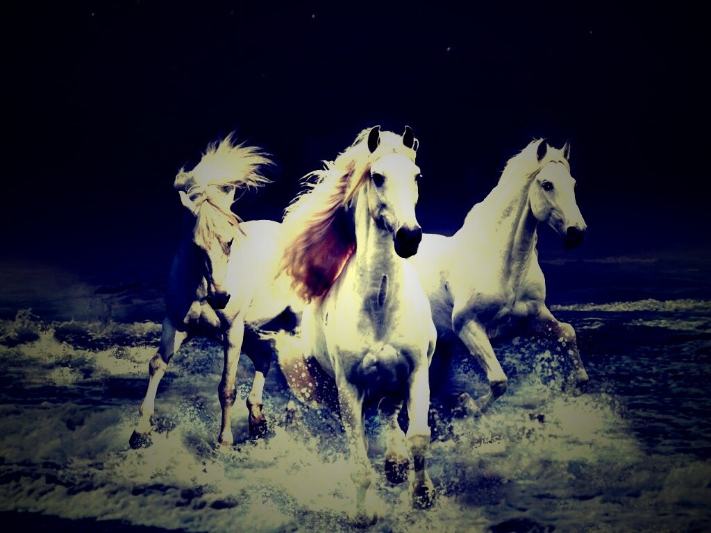 Тройка конец в море обои