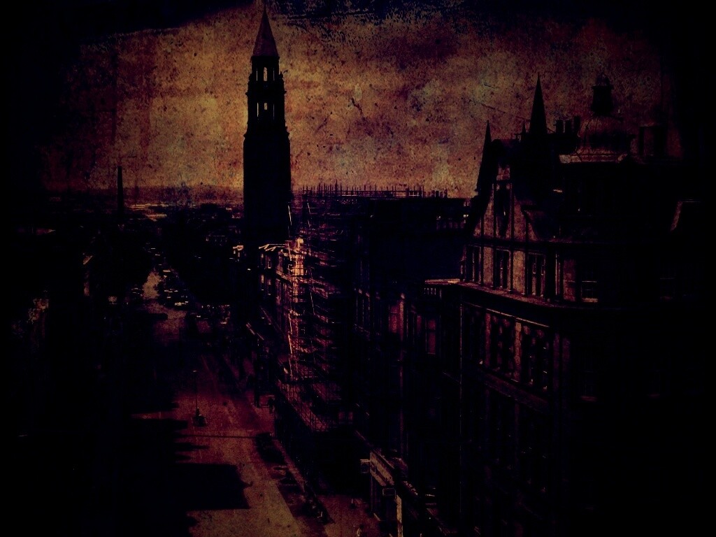 Старинное фото города обои