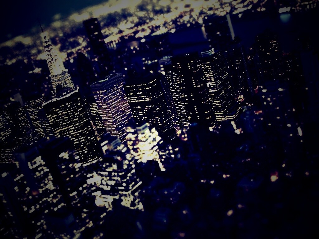 Ночной Нью-Йорк обои