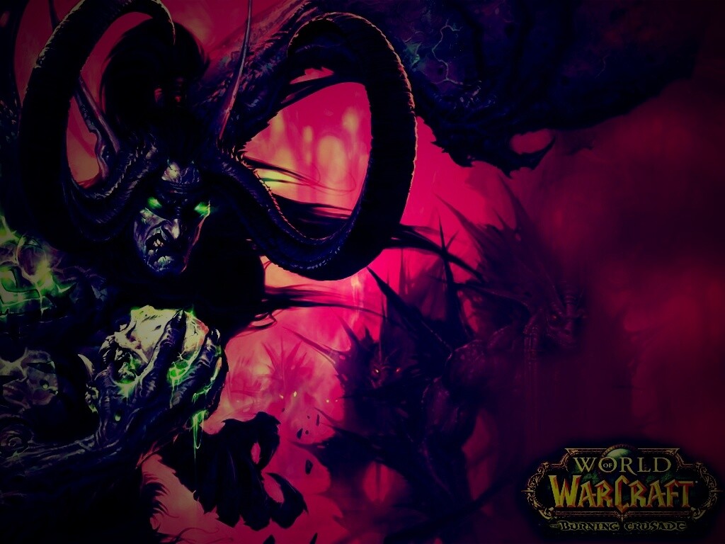 Иллидан из WoW BC обои