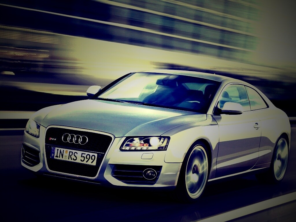 Ауди на скорости обои
