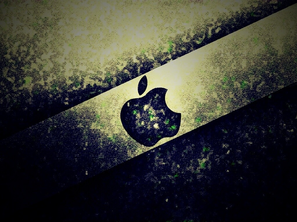 Камуфляжный логотип Эпл обои