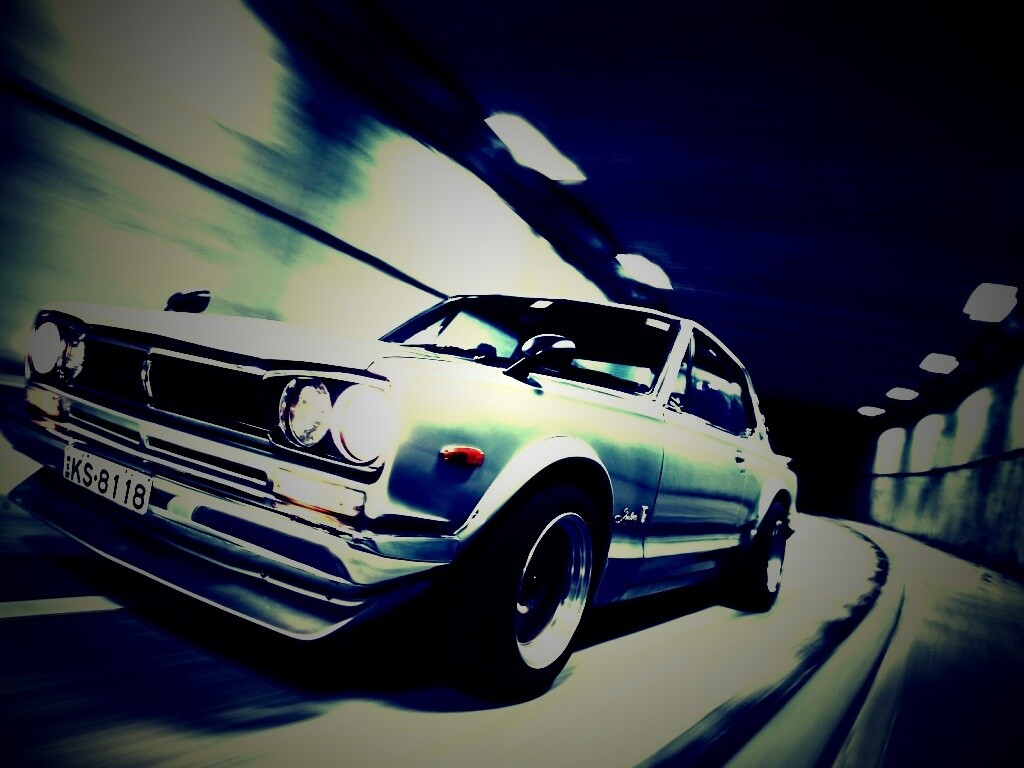 Авто в тоннеле обои