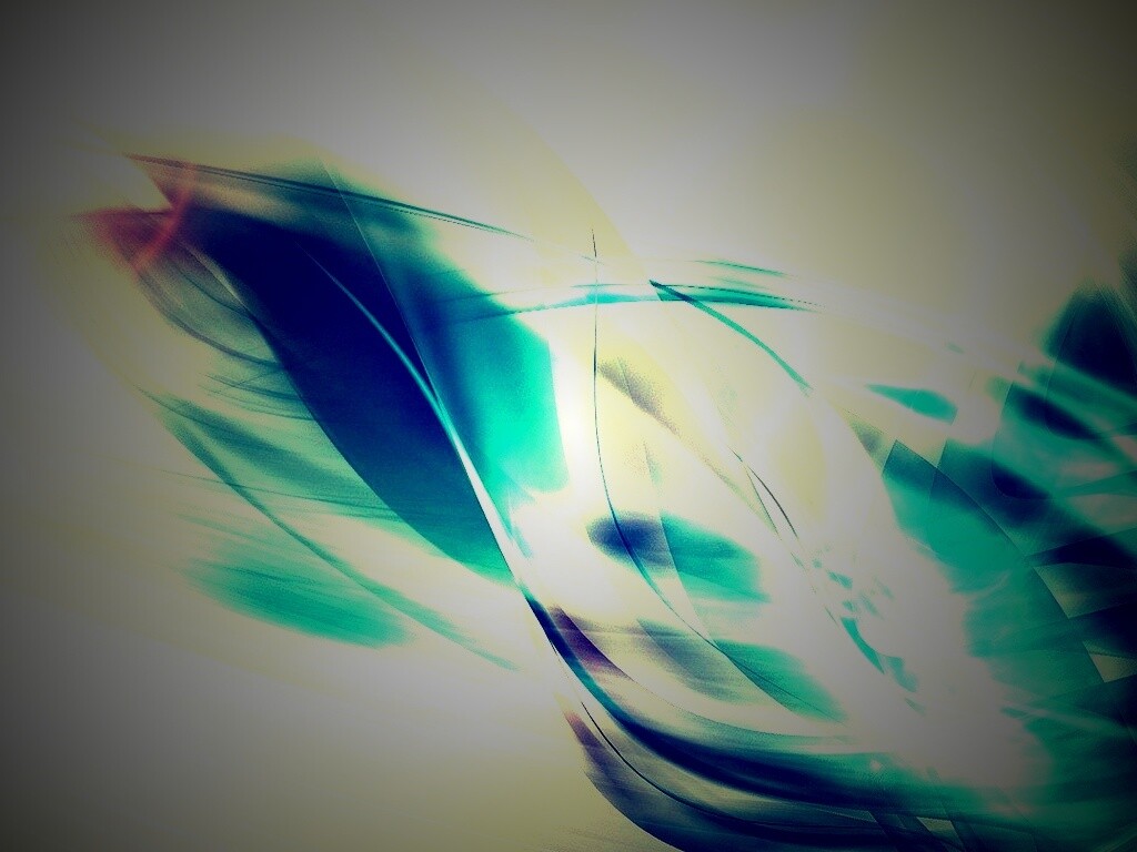 Светящиеся полупрозрачные волны обои