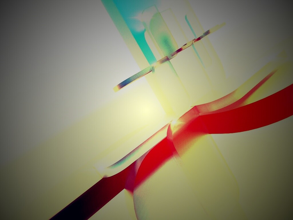 Абстракция из полупрозрачных фигур обои