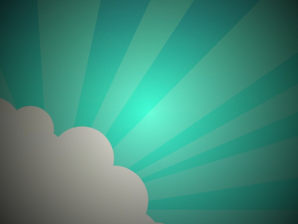 Лучи из-за облака обои