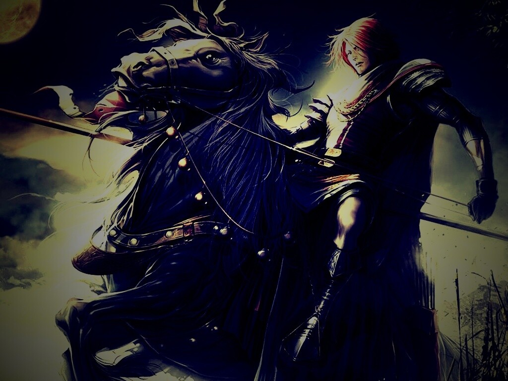 Рыцарь с копьем обои