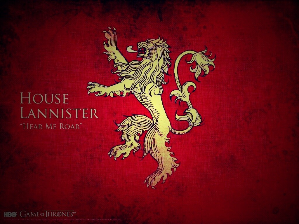 Герб дома Ланнистеров обои