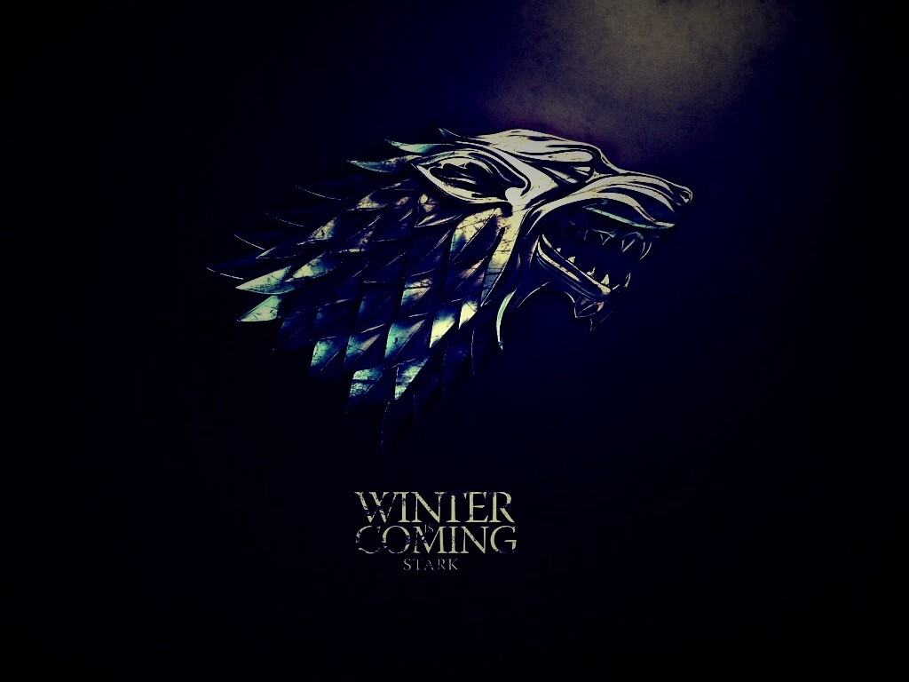 Металлический герб дома Старков обои