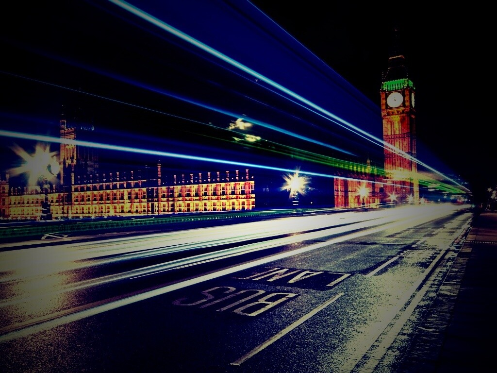 Ночной лондон обои