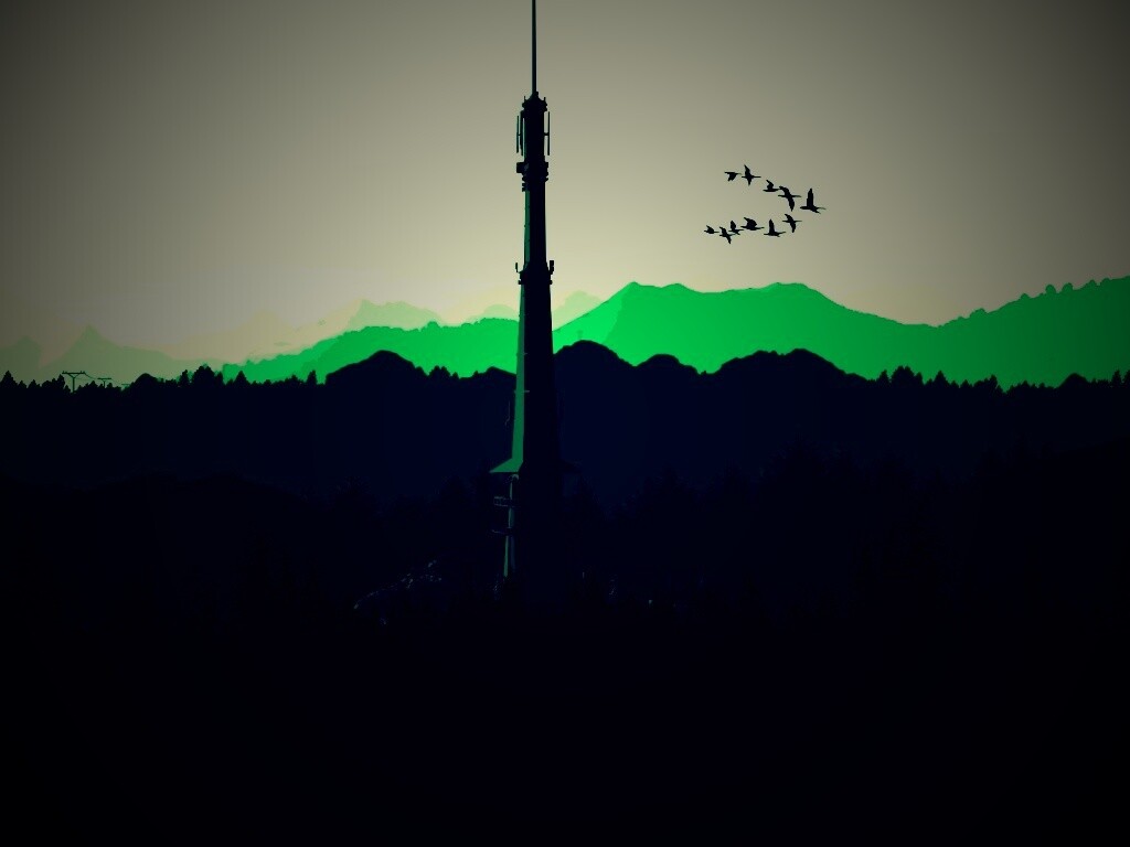 Зеленые горы обои