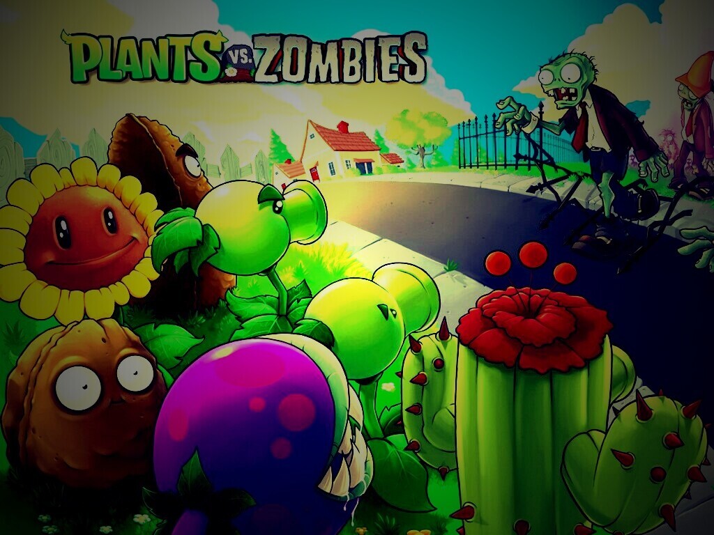 Plants vs zombies обои