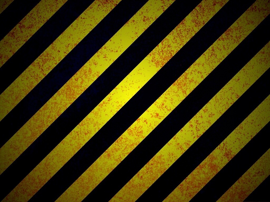 Предупреждающая черно-желтая штриховка обои