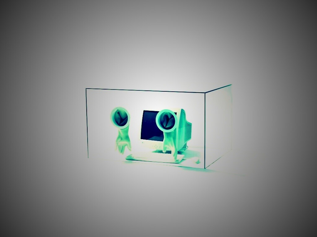 Зараженный компьютер обои