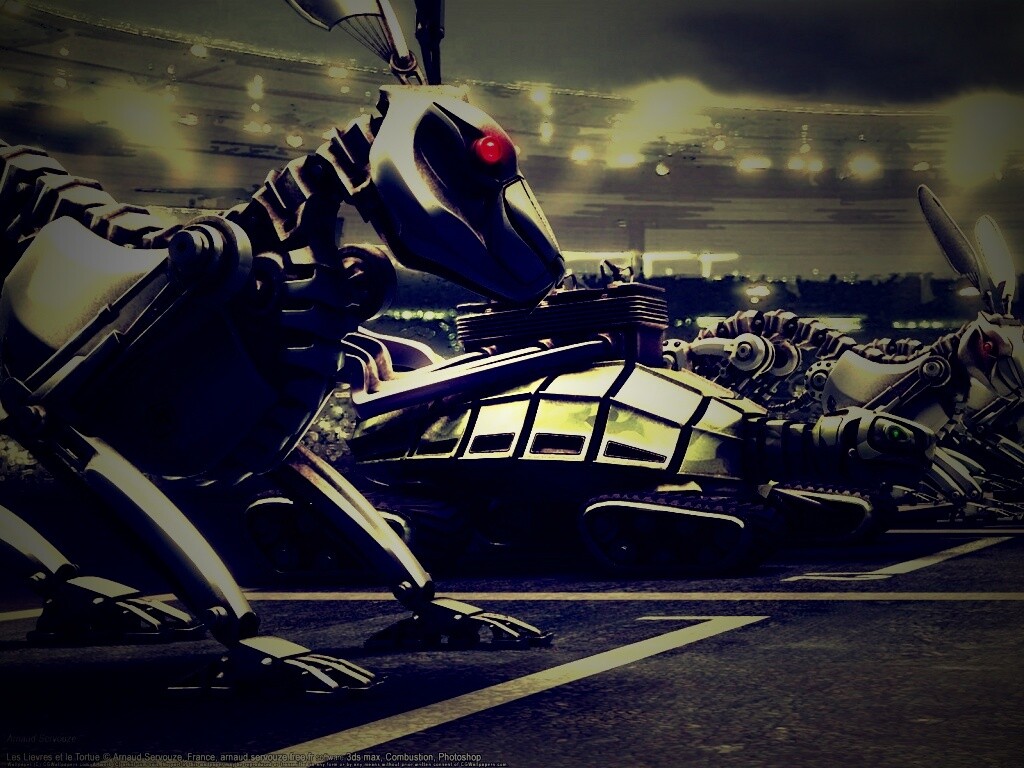 Роботы на старте обои