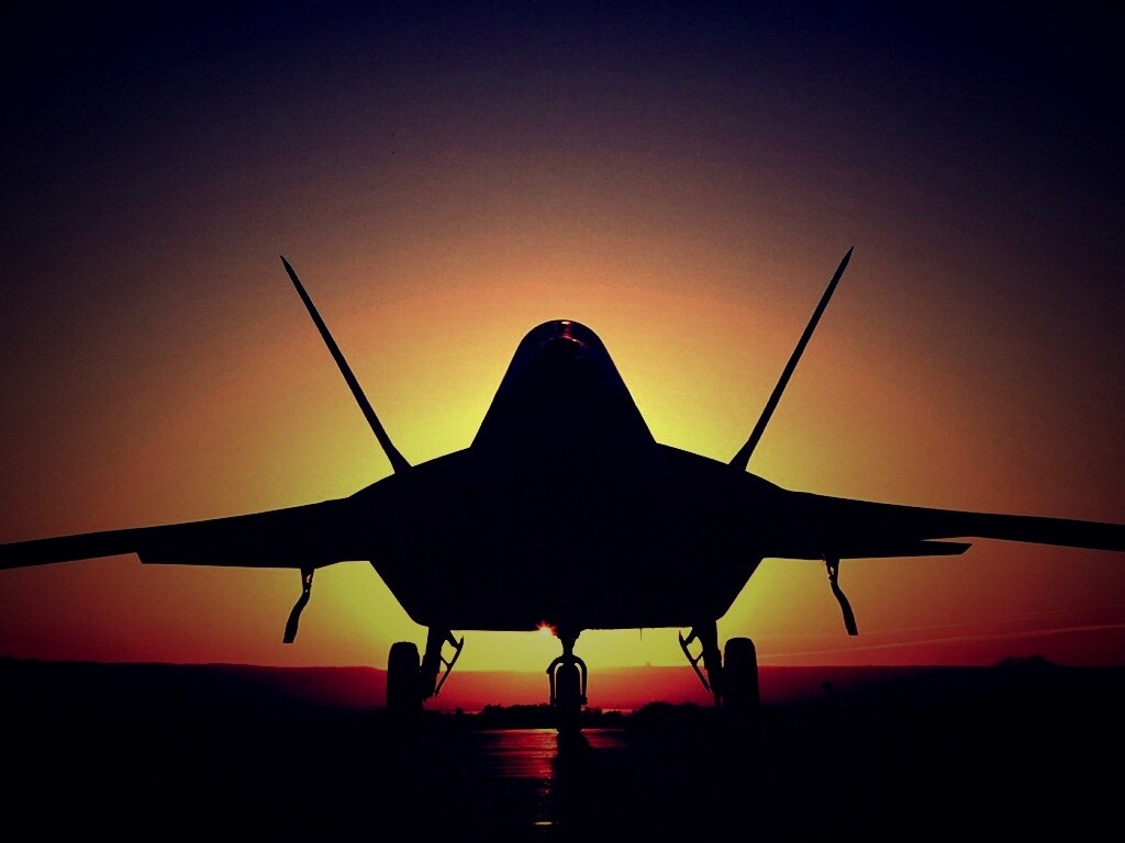 Истребитель F22 обои