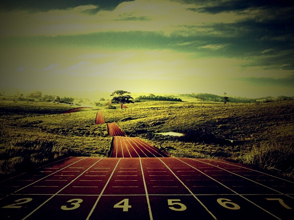 Бесконечная беговая дорожка обои