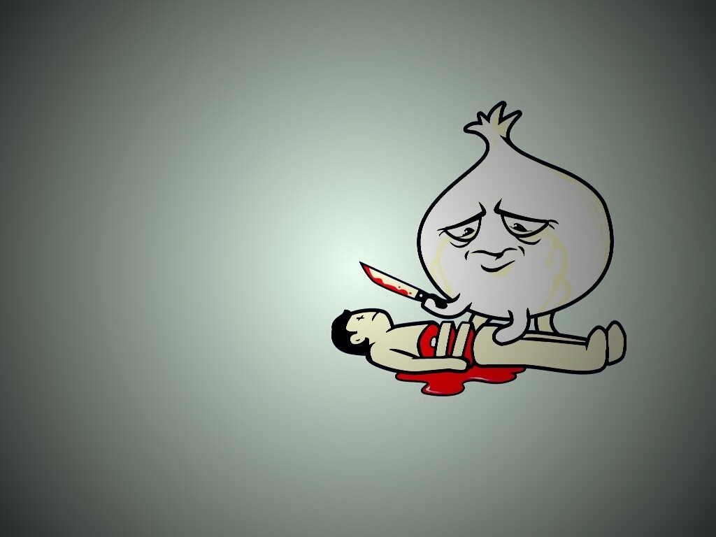 У лука щиплет глаза обои