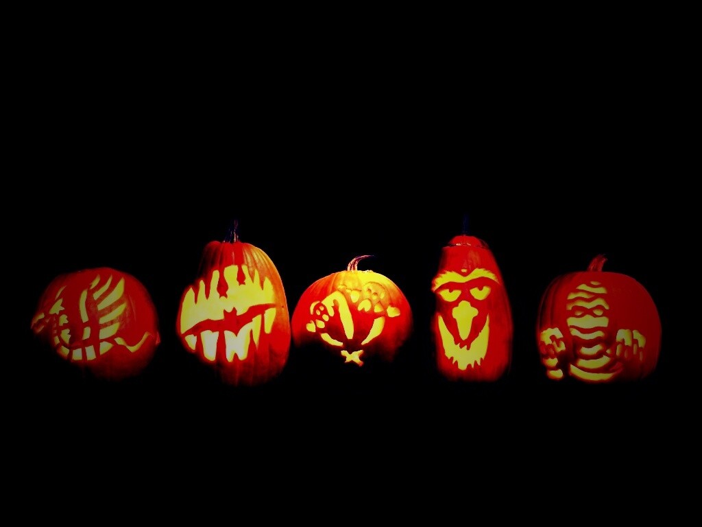 Тыквы на Хэллоуин обои