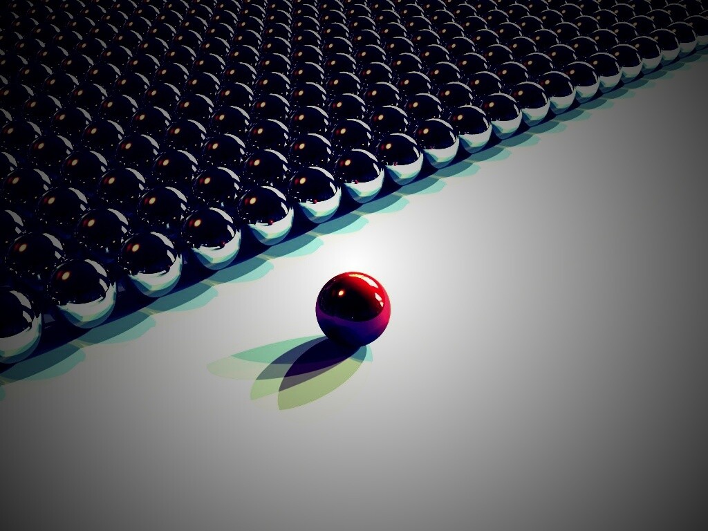 Металлические шарики обои