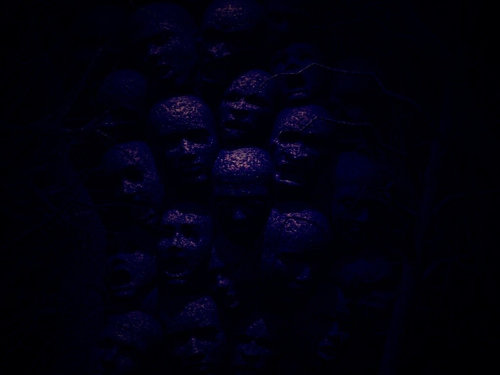 Кричащие головы обои