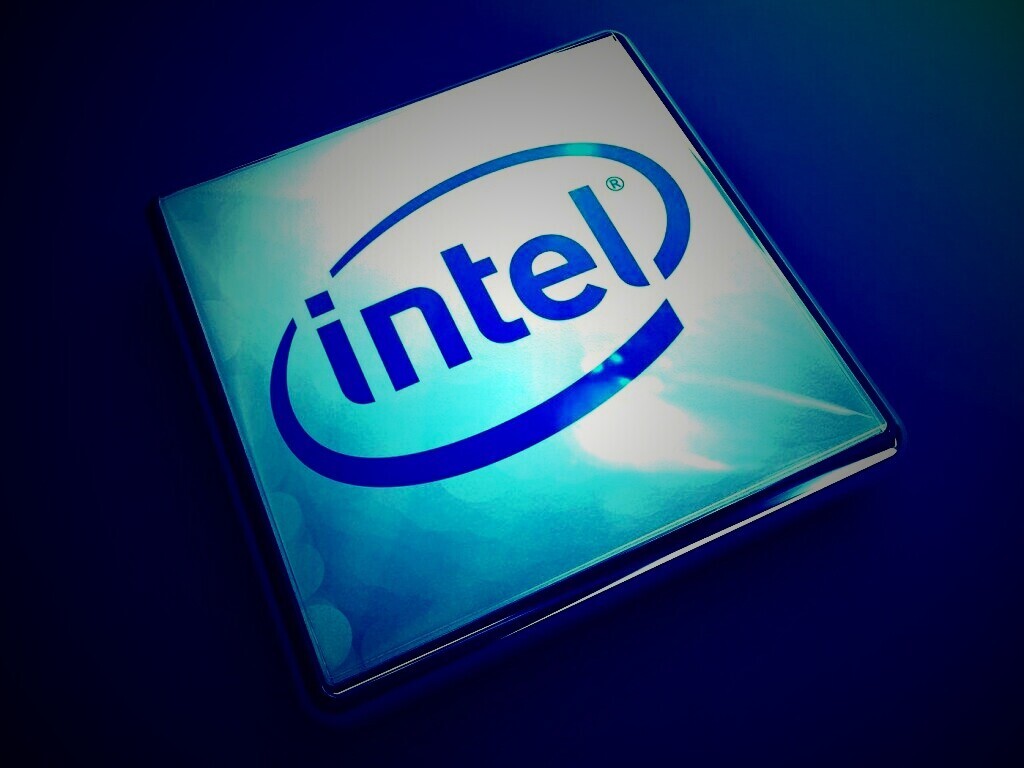 Логотип Intel обои