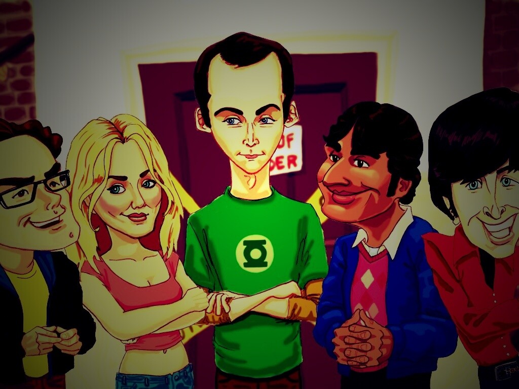 Теория большого взрыва (рисунок) обои