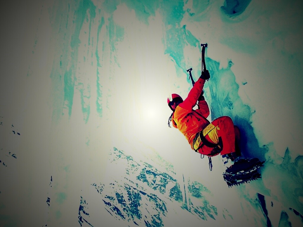 Альпинист обои
