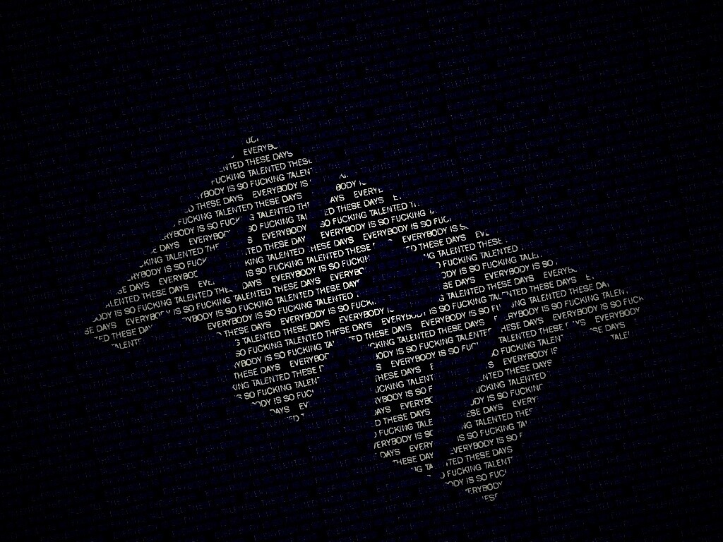 Последнее время все блин такие талантливые обои