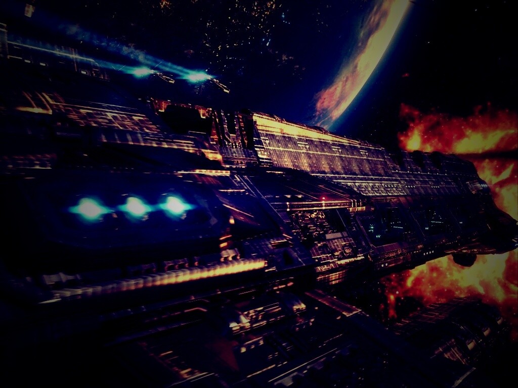 Космический корабль обои
