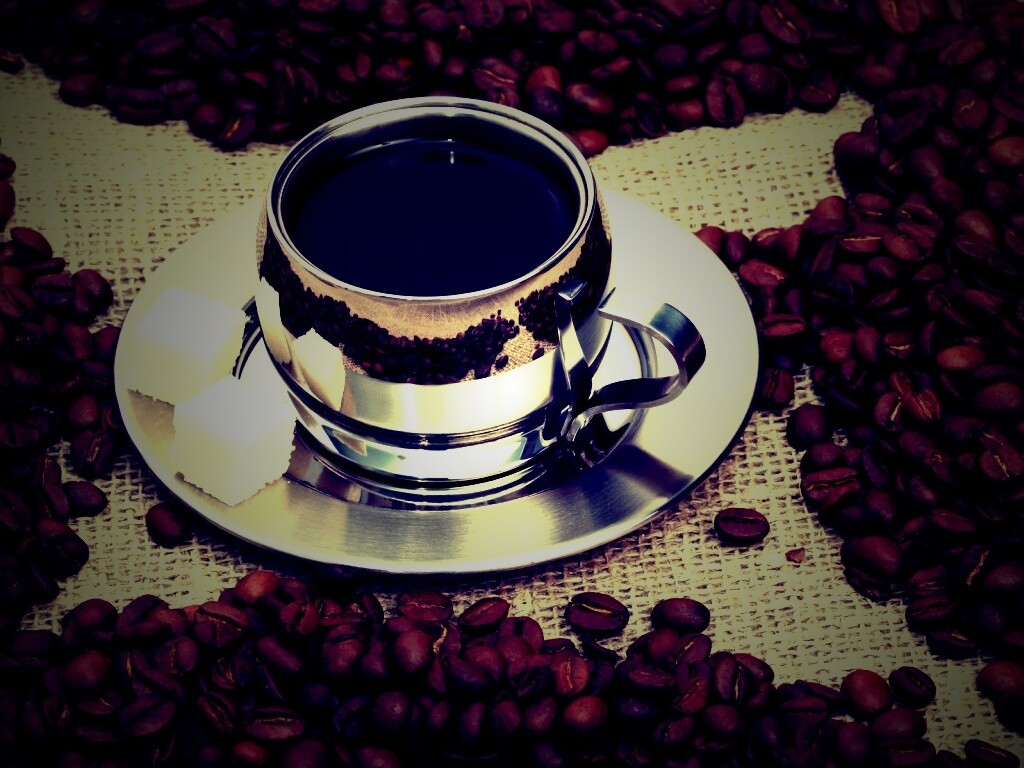 Кофе с сахаром обои