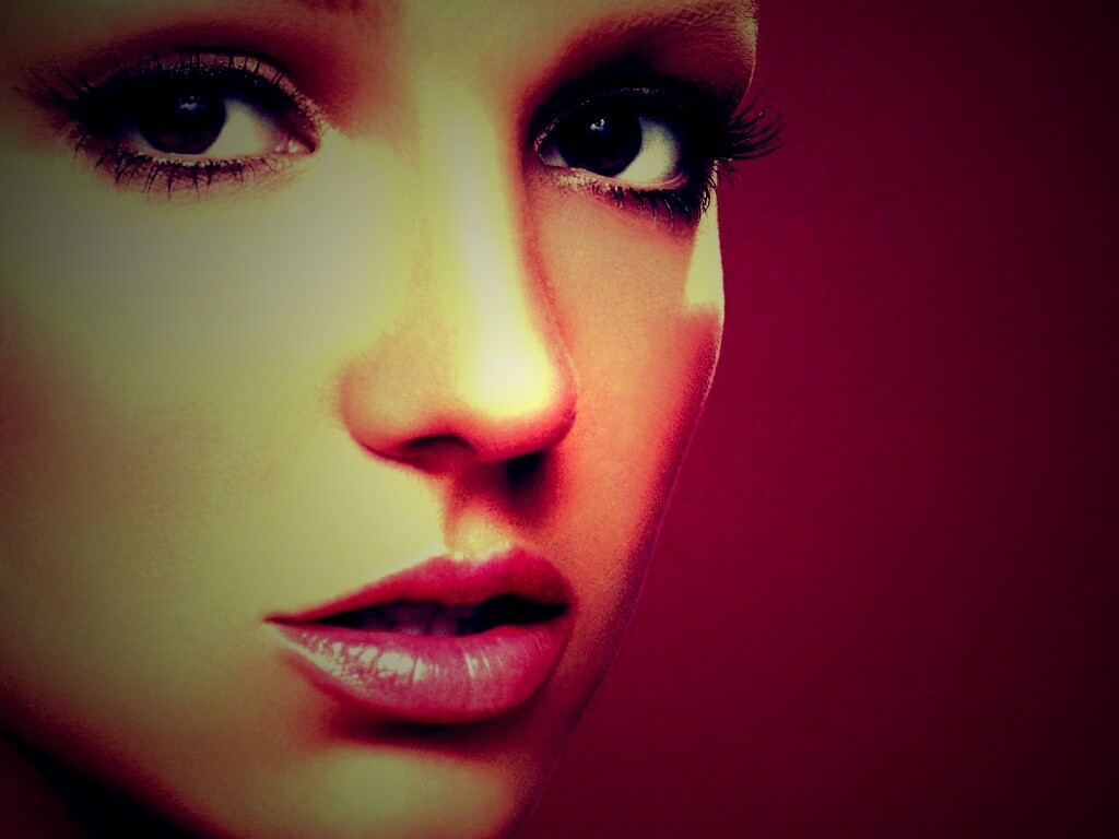 Лицо Бритни обои